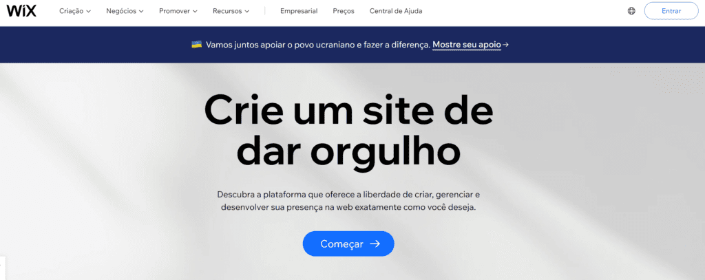Wix é uma boa alternativa ao Duda