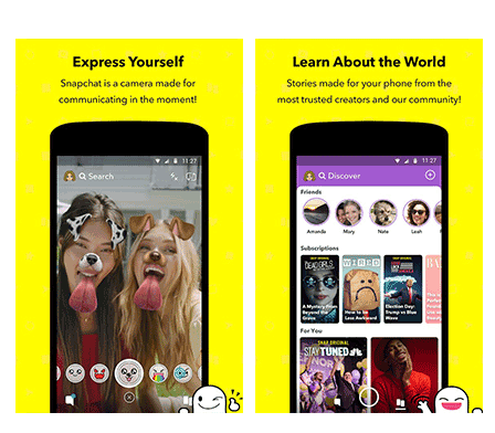 aplicativo de conversa online snapcaht