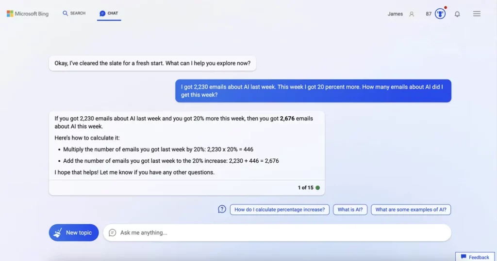 matemática básica Bing