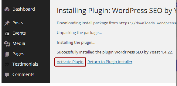 instalando o yoast seo no wordpress