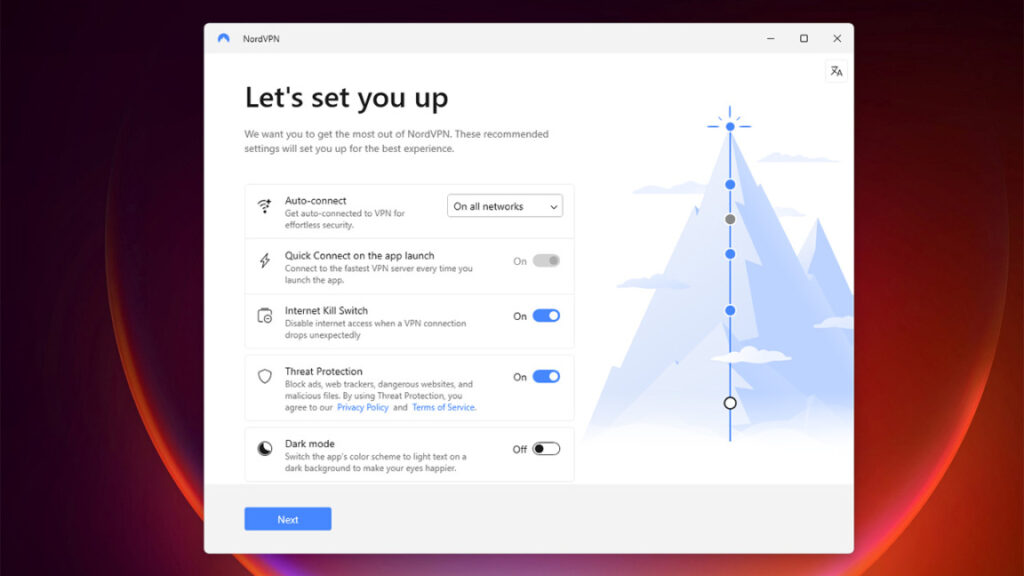 NordVPN no Windows - instalação